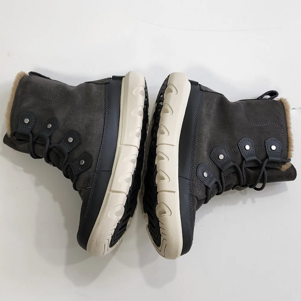 Sorel waterproof explorer 2 joan boot womens size 7 grill/fawn color - Picture 12 of 16